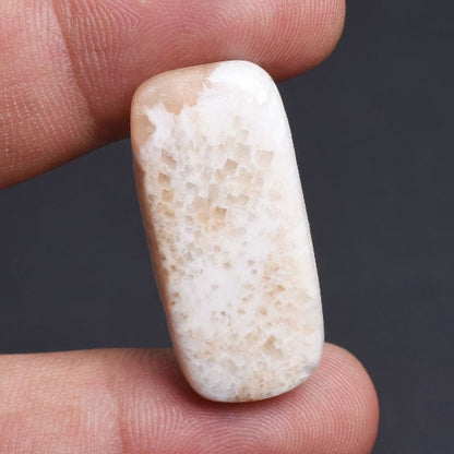 100% Natural Scolecite Gemstone Cabochon - Loose Scolecite Semi-Precious Gemstone