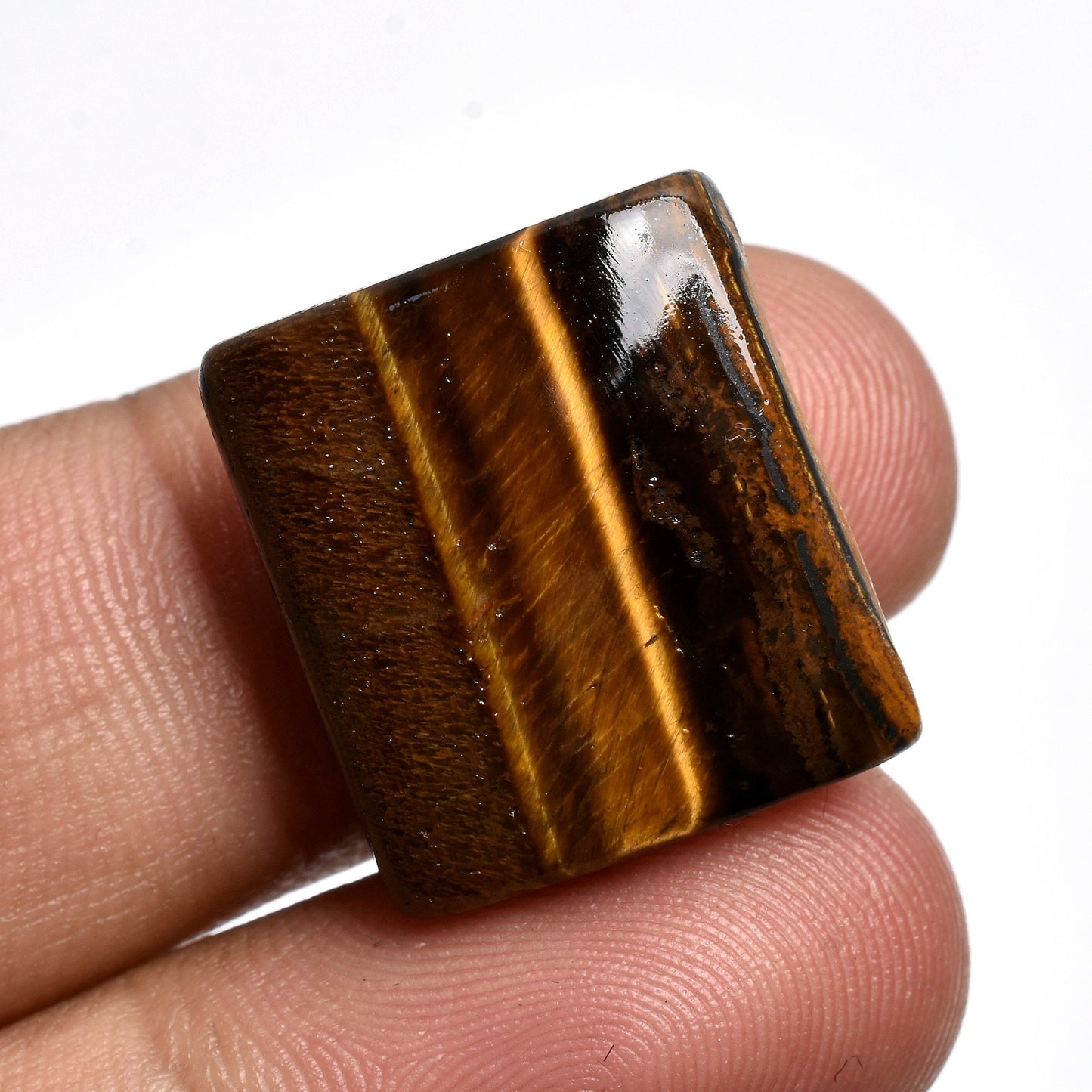 Natural Tiger Eye Cabochon - Polished Loose Gemstone