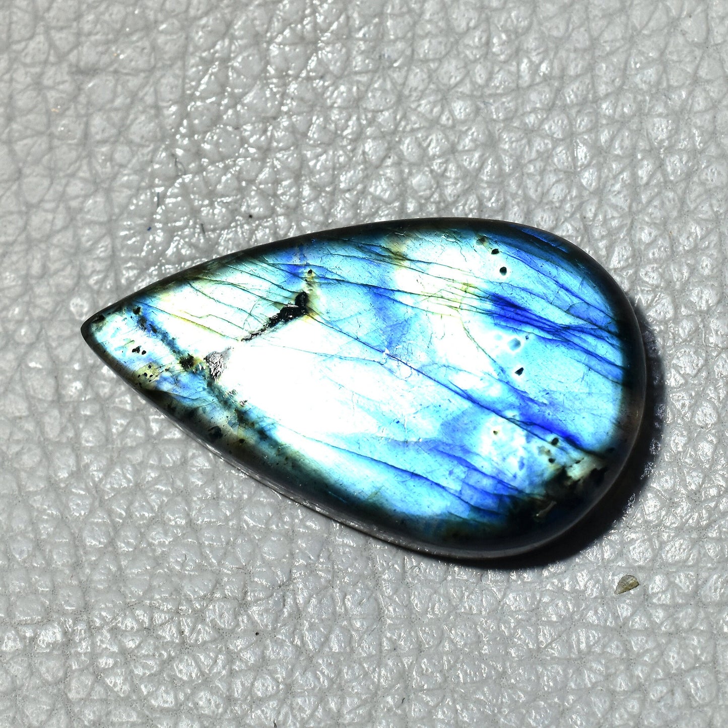 Blue Fire Labradorite Cabochon - Multiple Shape Gemstone for Pendants & Custom Jewelry