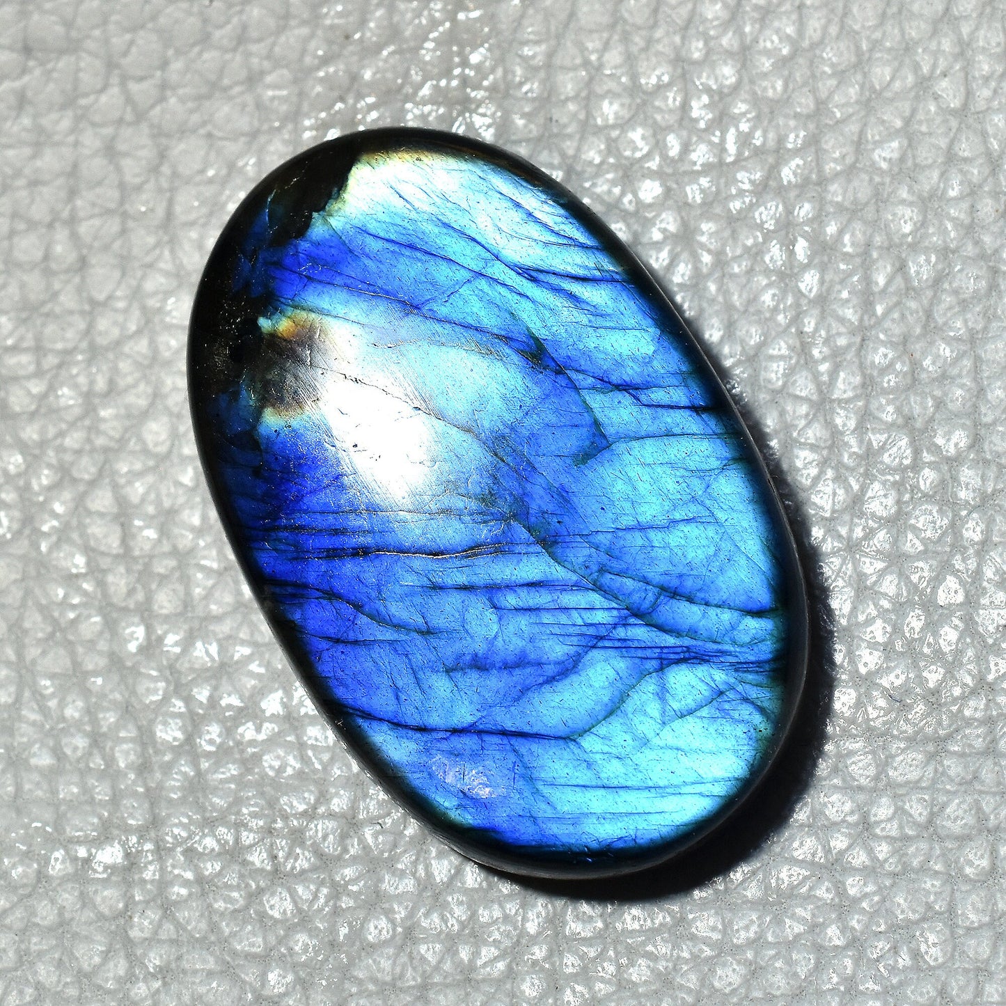 Blue Fire Labradorite Cabochon - Multiple Shape Gemstone for Pendants & Custom Jewelry