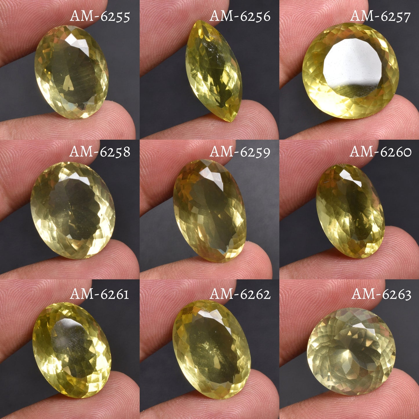 Lemon Quartz Mix Shaped Gemstone - Faceted Yellow Quartz for Rings & Pendants