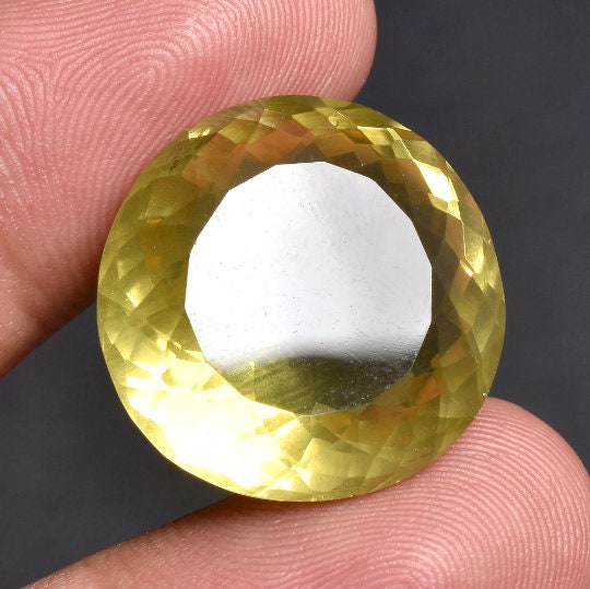 Lemon Quartz Mix Shaped Gemstone - Faceted Yellow Quartz for Rings & Pendants