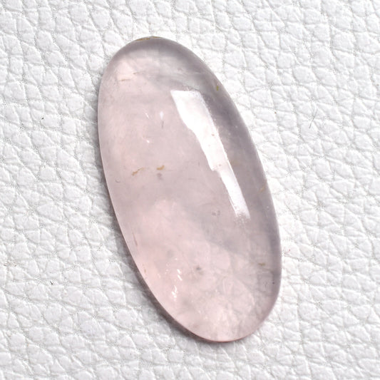 Elegant Rose Quartz Cabochons - Pink Oval Matching Earrings Pair, Wholesale Gemstones for Jewelry Making