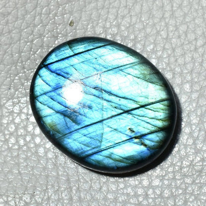 Amazing Blue Fire Labradorite Cabochon – Pear Shape Healing Crystal Gemstone