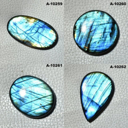 Amazing Blue Fire Labradorite Cabochon – Pear Shape Healing Crystal Gemstone