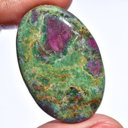 Attractive Ruby Fuchsite Cabochons - Mixed Shape Smooth Polished Gemstone