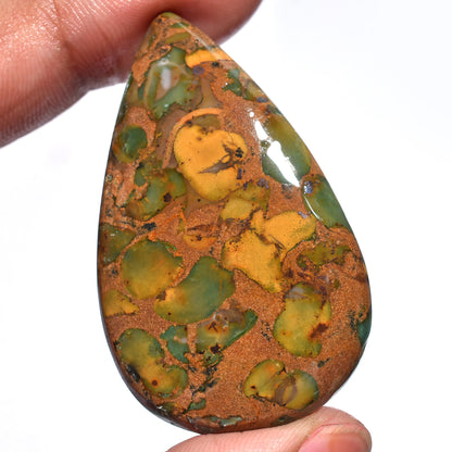 Fruit Jasper Cabochon - Smooth Polished Wholesale Gemstones for Jewelry