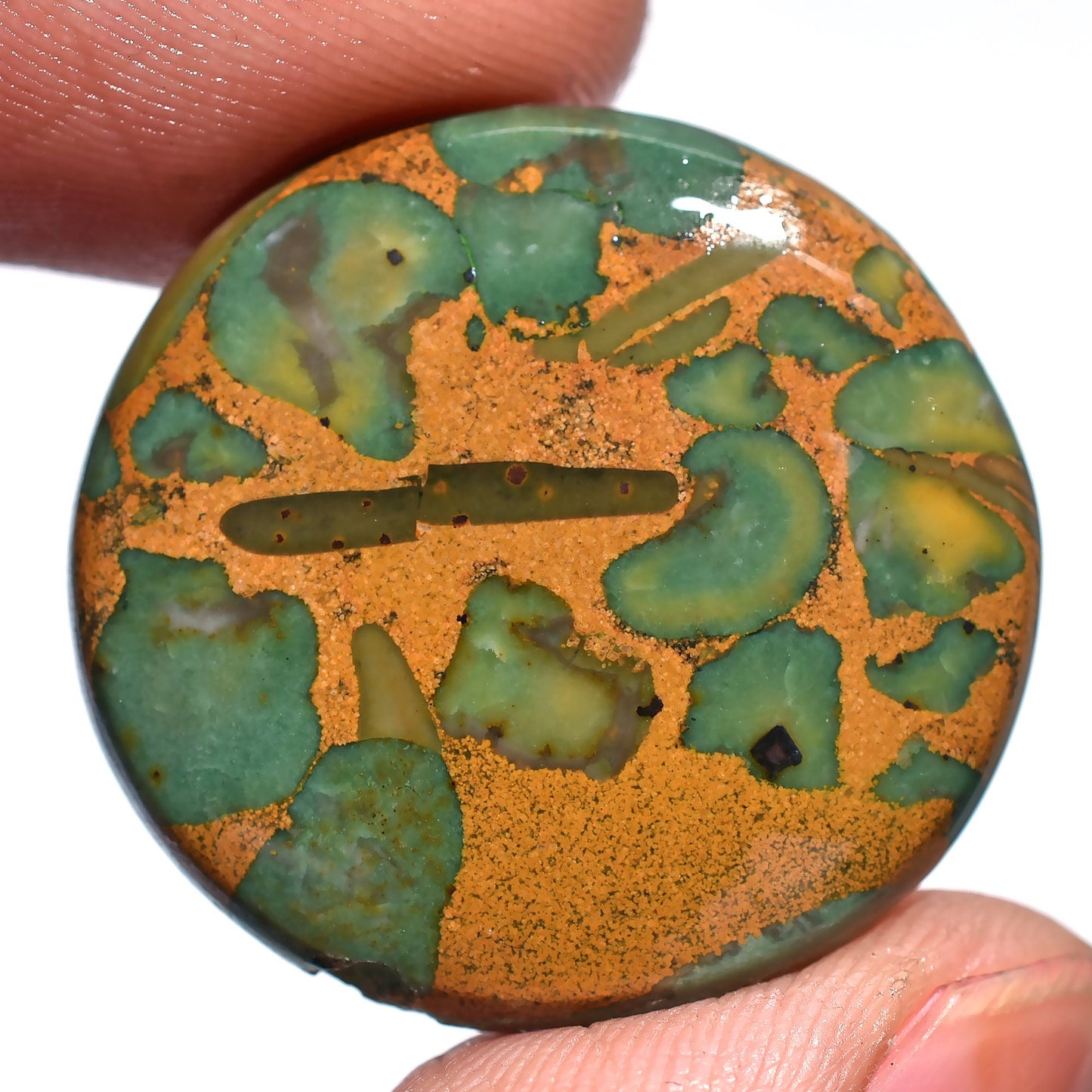 Wholesale Fruit Jasper Cabs – Smooth Polished Cabochons, Loose Stone