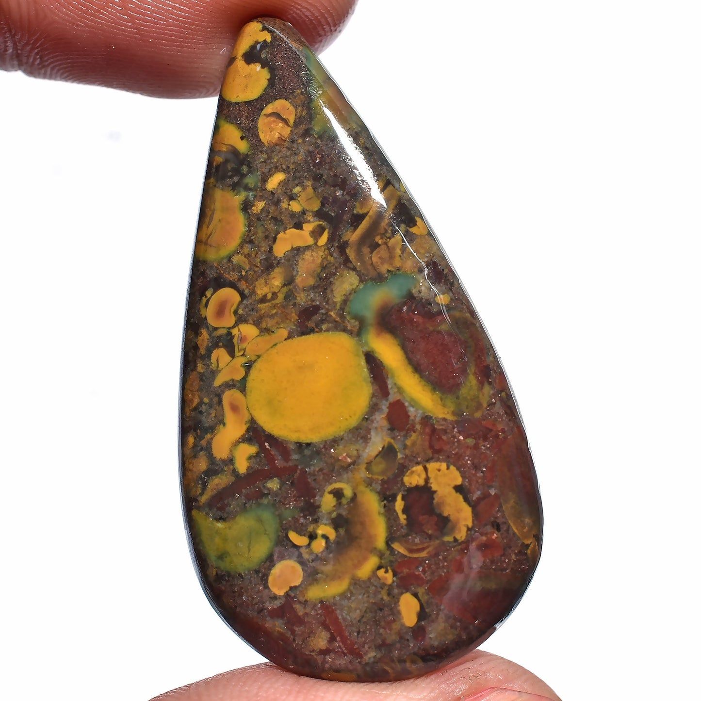 Rare Fruit Jasper Stone - Wholesale Smooth Polished Cabs for Jewelry Making