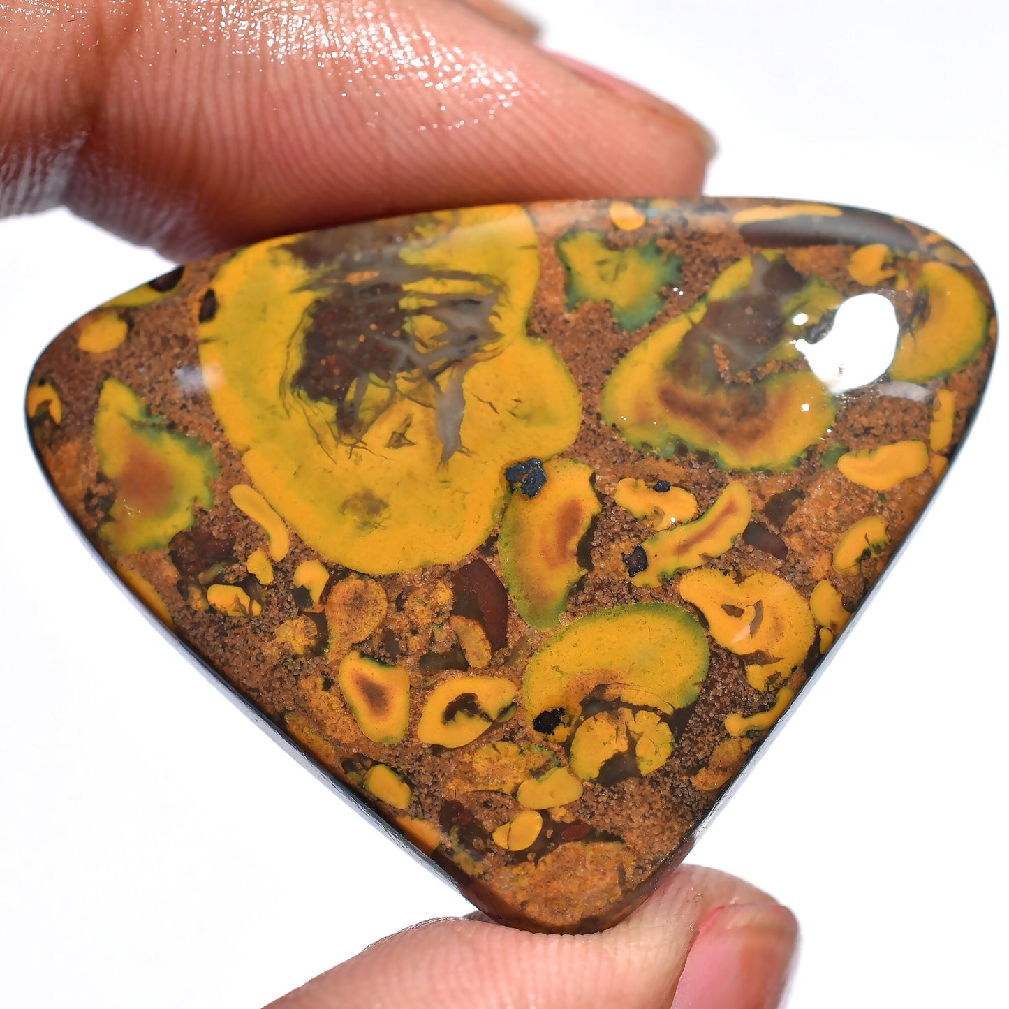 Fruit Jasper Stone - Oval Smooth Polished Fruit Jasper Loose Cabochon