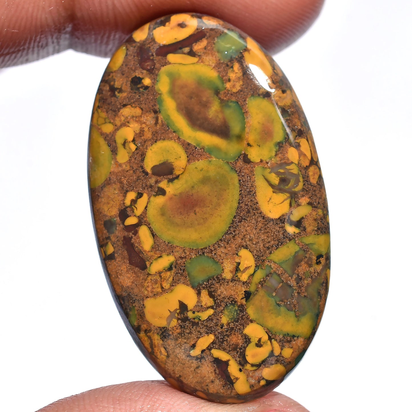 Unique Fruit Jasper Stone – Smooth Polished Cabochons