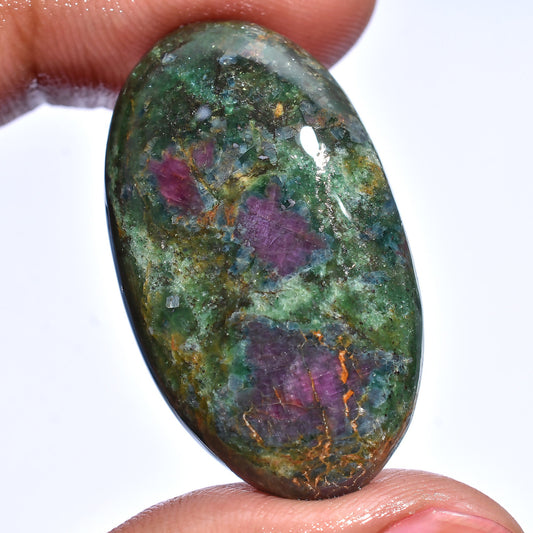 Rare Ruby Fuchsite cabochon, Natural Ruby Fuchsite Gemstone Cabochons, Loose Ruby Fuchsite, Wholesale Ruby Fuchsite Cabochons