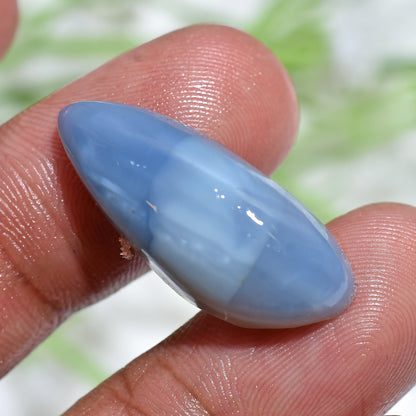 Blue Opal Smooth Cabochons - Semi Precious Mix Shape Opal Cabs for Rings & Pendant Making