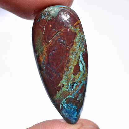 Wholesale Shattuckite Azurite Cabochon - Smooth Pear & Oval Cabochon Stone for Custom Pendants