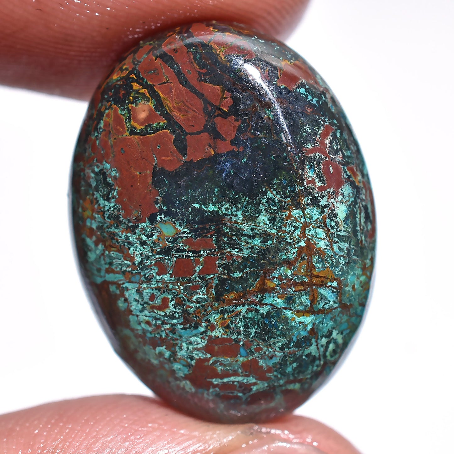 Wholesale Shattuckite Azurite Cabochon - Smooth Pear & Oval Cabochon Stone for Custom Pendants