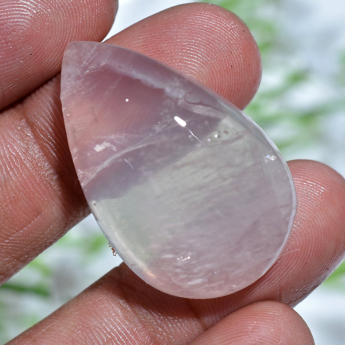 Natural Rose Quartz Cabochons - Pear & Oval Loose Gemstones for Jewelry Making