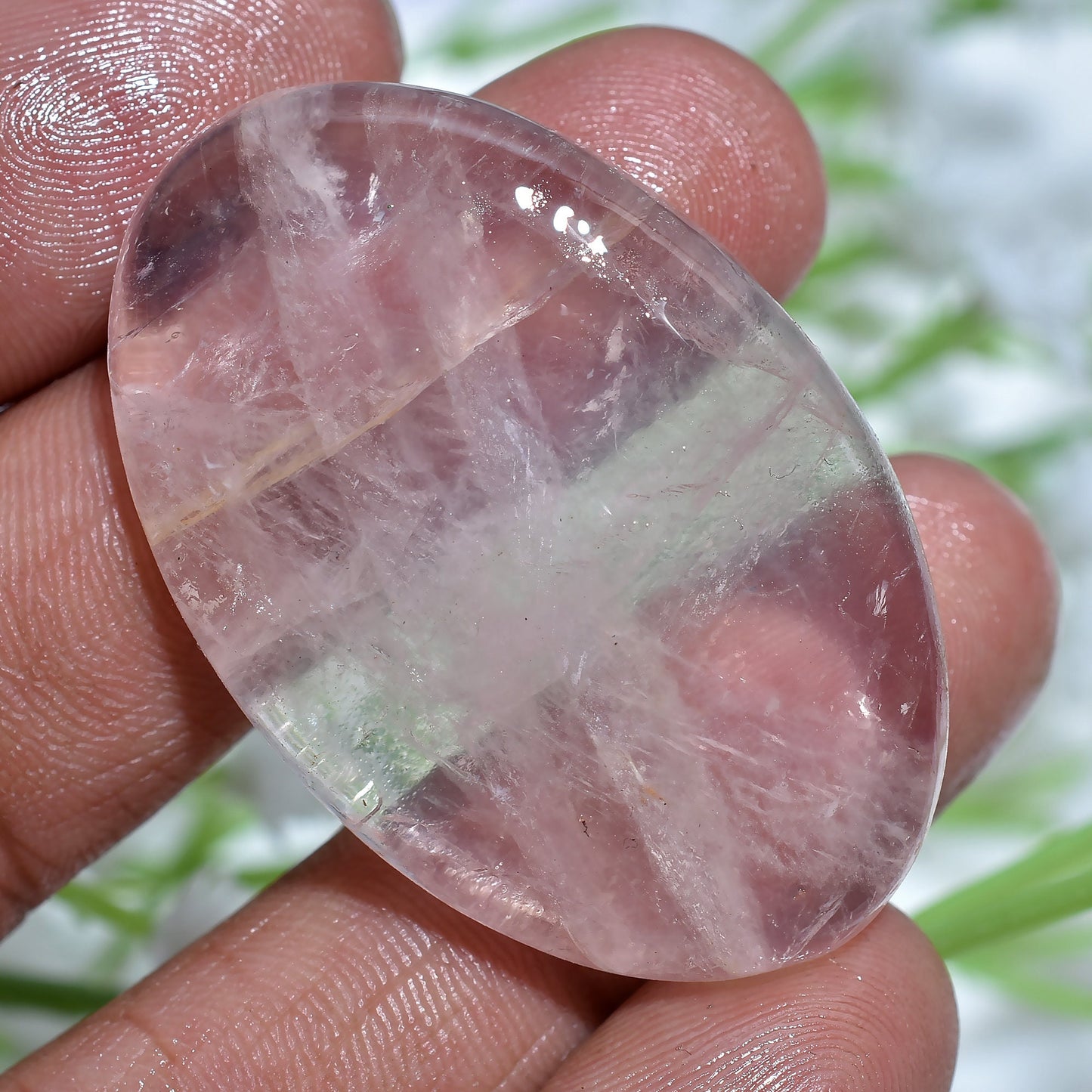 Natural Rose Quartz Cabochons - Pear & Oval Loose Gemstones for Jewelry Making