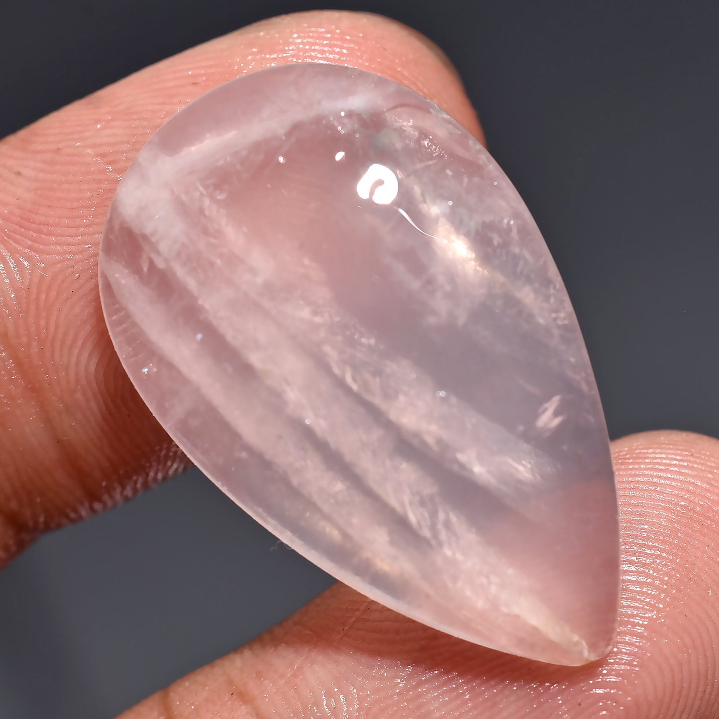 Lovely Pink Rose Quartz Cabochons - Crystal Healing Love Stone Gift