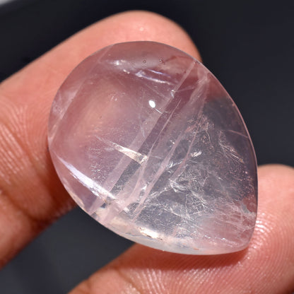 Lovely Pink Rose Quartz Cabochons - Crystal Healing Love Stone Gift