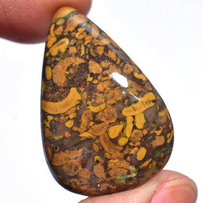 Fruit Jasper Cabochon - Smooth Polished Loose Stone for Jewelry Making, Wholesale Fruit Jasper Cabs