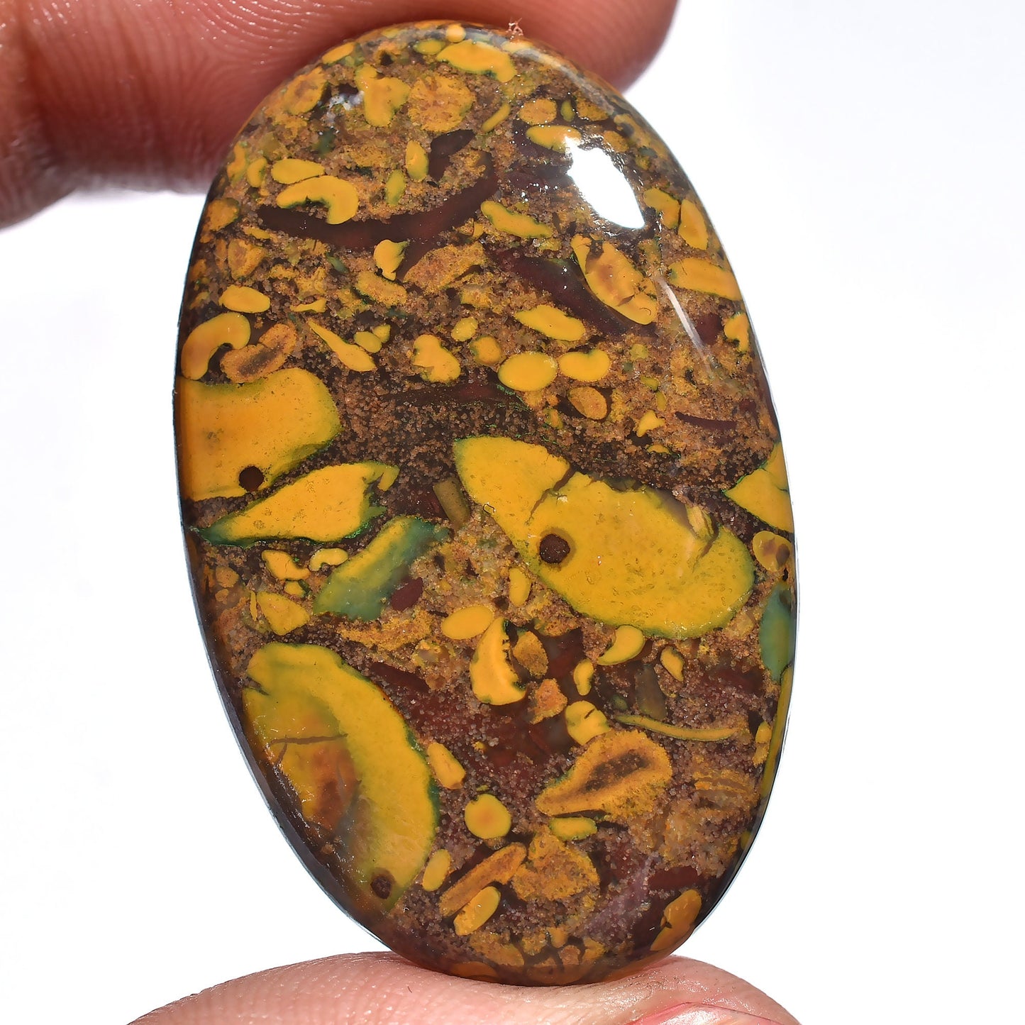 Wholesale Fruit Jasper Cabs – Smooth Polished Cabochons, Loose Stone