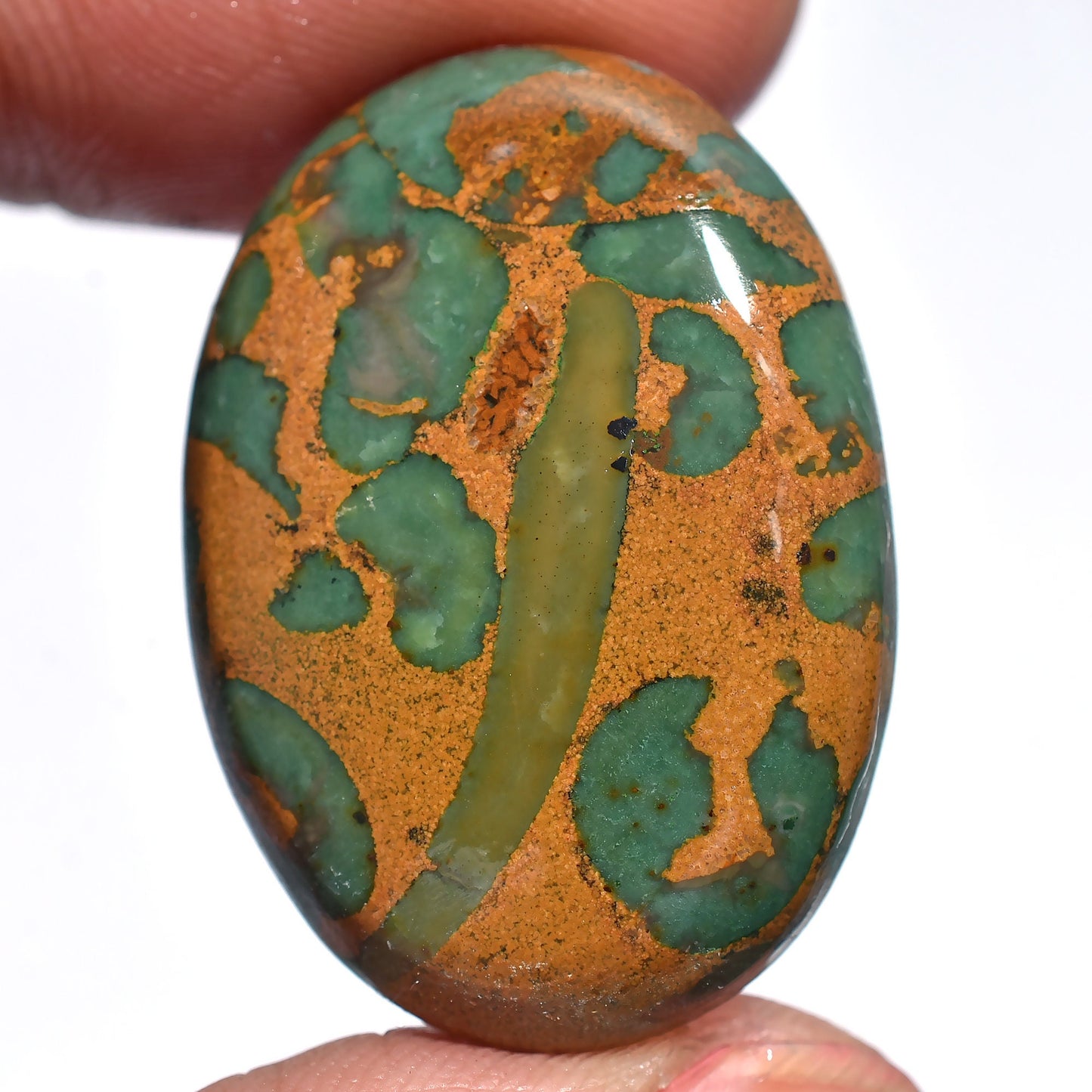 Amazing Fruit Jasper Cabochons - Smooth Polished Gemstones