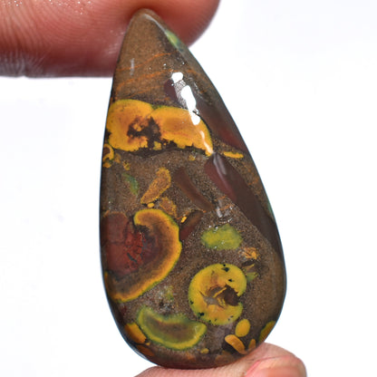 Amazing Fruit Jasper Cabochons - Smooth Polished Gemstones