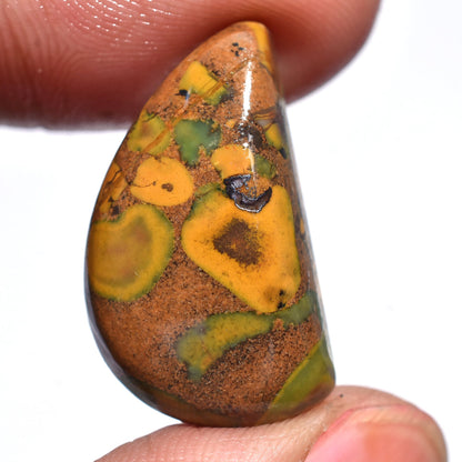 Amazing Fruit Jasper Cabochons - Smooth Polished Gemstones