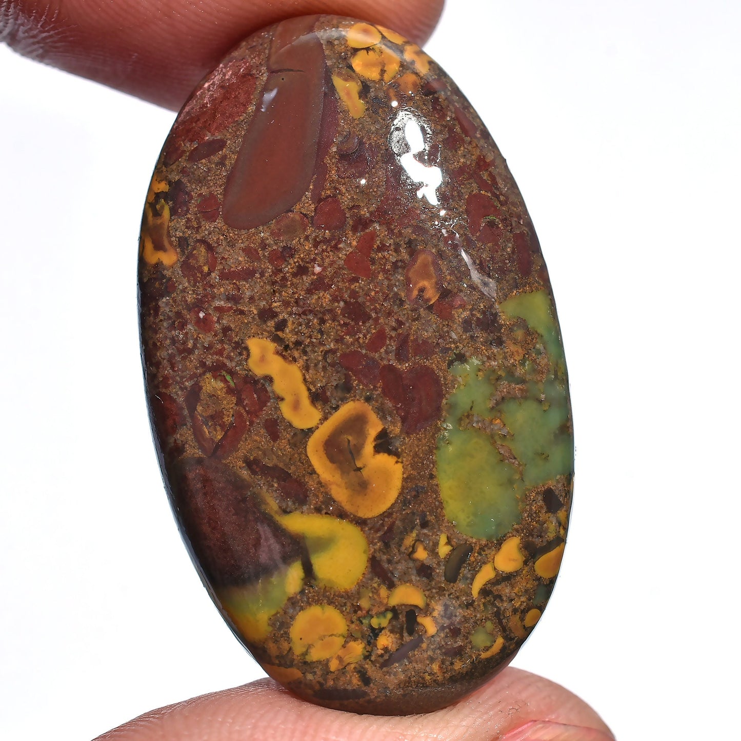 Top Quality Fruit Jasper – Mixed Shape Polished Jasper Loose Cabochons