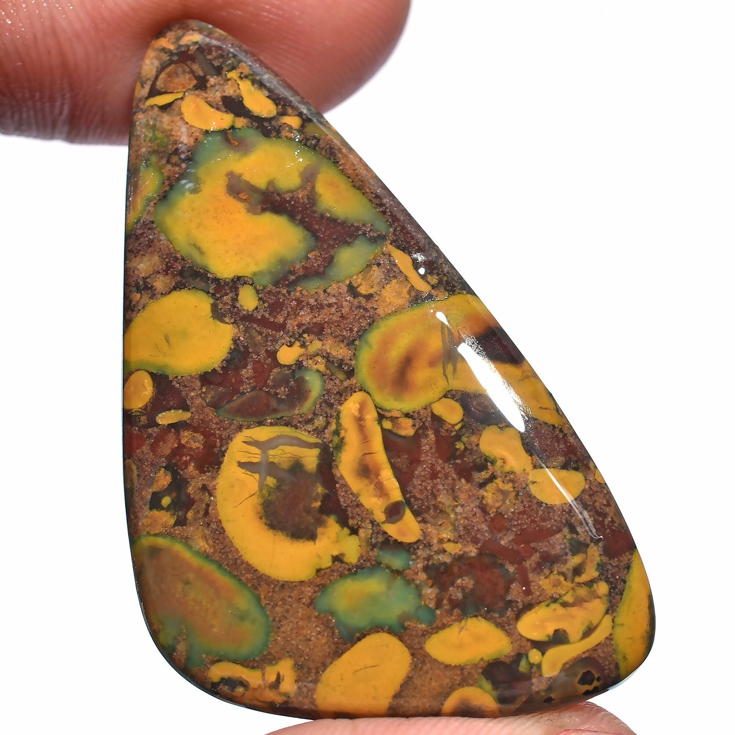 Rare Fruit Jasper Stone - Wholesale Smooth Polished Cabs for Jewelry Making