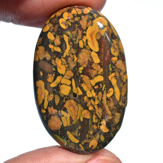 Fruit Jasper Stone - Oval Smooth Polished Fruit Jasper Loose Cabochon