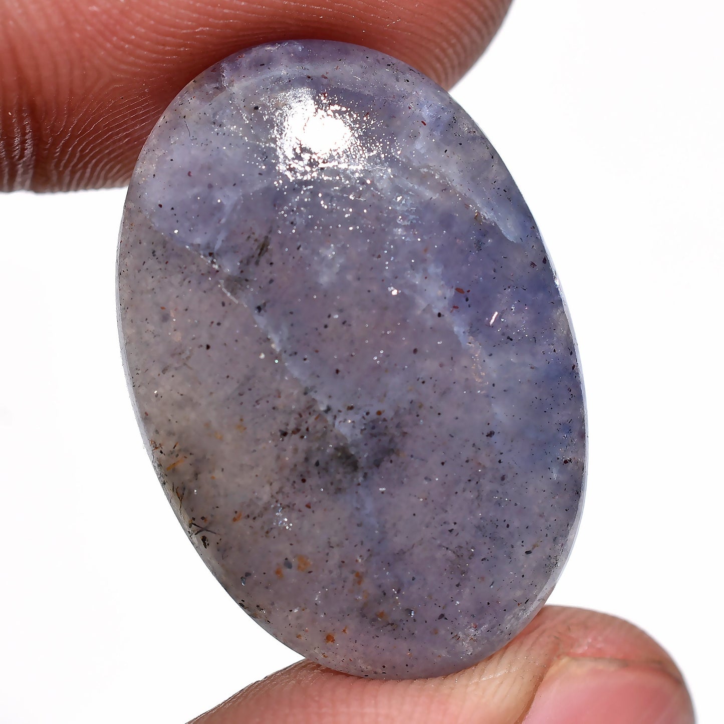 Beautiful Blue Iolite Cabochon – Loose Mixed Shape Gemstones