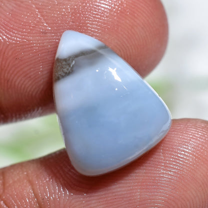 Blue Opal Smooth Cabochons - Mixed Shape Opal Cabs for Ring & Pendant Making