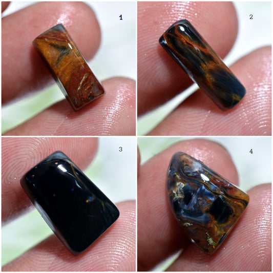 High-Quality Pietersite Cabochon – Loose Pietersite Gemstone for Rings and Custom Jewelry