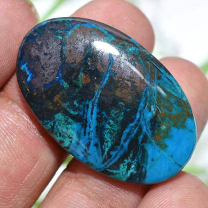 Mix Shaped Shattuckite Azurite Cabochon – Vibrant Blue Loose Gemstone