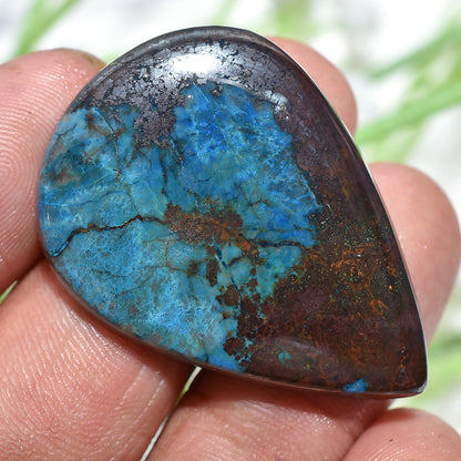 Mix Shaped Shattuckite Azurite Cabochon – Vibrant Blue Loose Gemstone