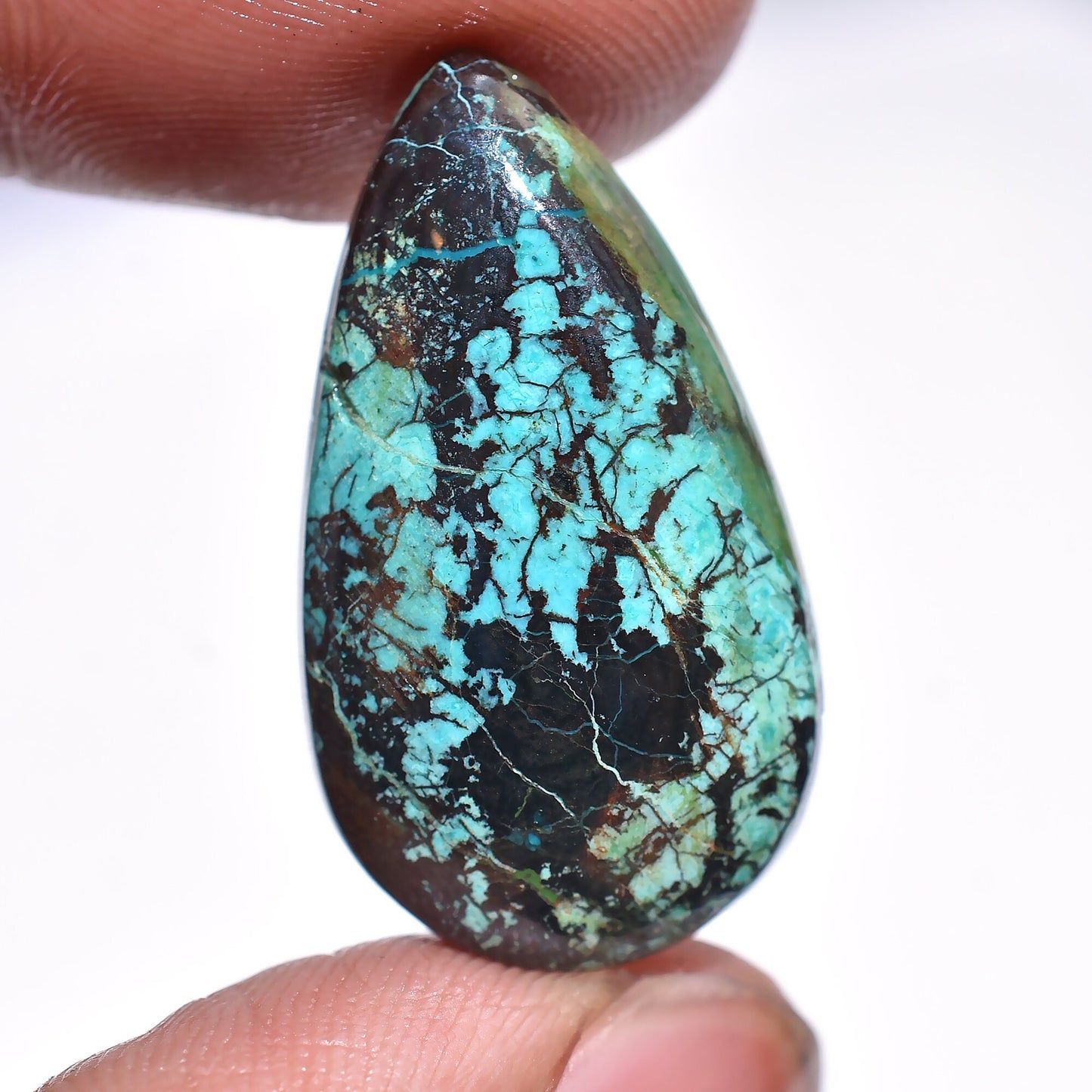 Natural Shattuckite Cabochon – Hand-Polished Gemstone in Mixed Shapes