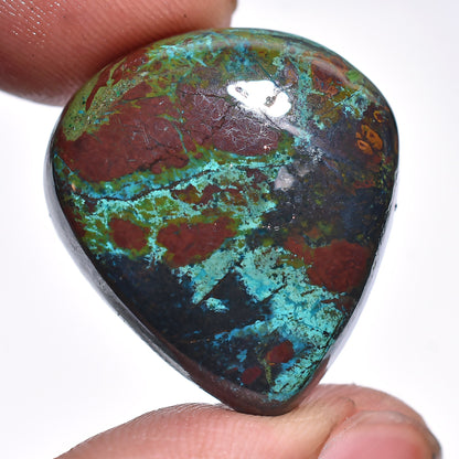 Exquisite Shattuckite Stone - Oval & Pear Shaped Loose Shattuckite Cabochon for Pendant Making