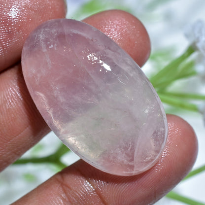 Natural Rose Quartz Cabochons - Pear & Oval Loose Gemstones for Jewelry Making