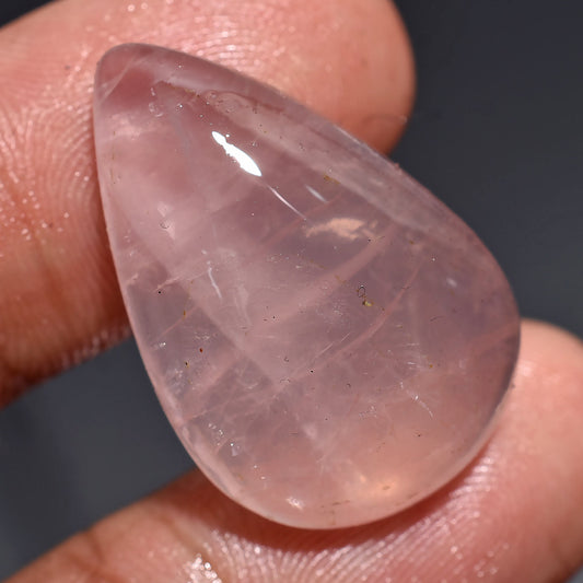 Charming Pink Rose Quartz Cabochons - Oval & Pear Loose Rose Quartz for Pendant Making