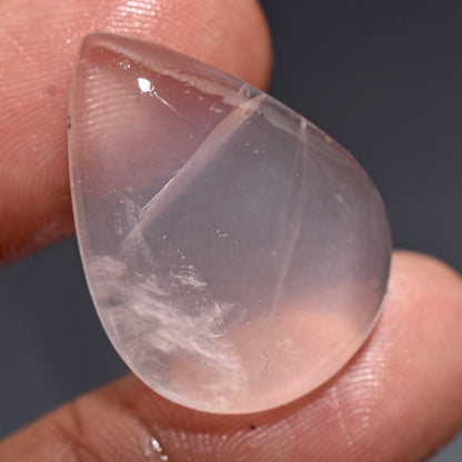 Quality Natural Pink Rose Quartz Loose Cabochons - Ideal for Jewelry Gifts