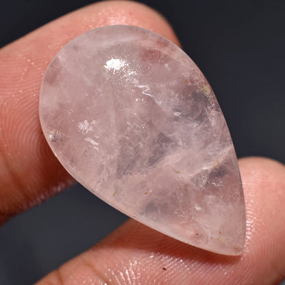 Quality Natural Pink Rose Quartz Loose Cabochons - Ideal for Jewelry Gifts