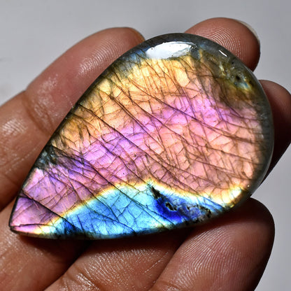 Outstanding Labradorite with Purple Fire - Mix Shape Healing Crystals for Pendants