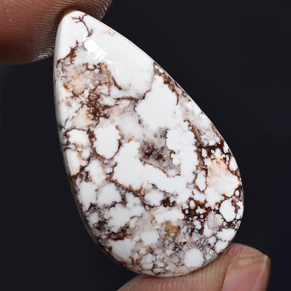 Wild Horse Jasper Magnesite Cabochon - Pear Shaped Loose Gemstone