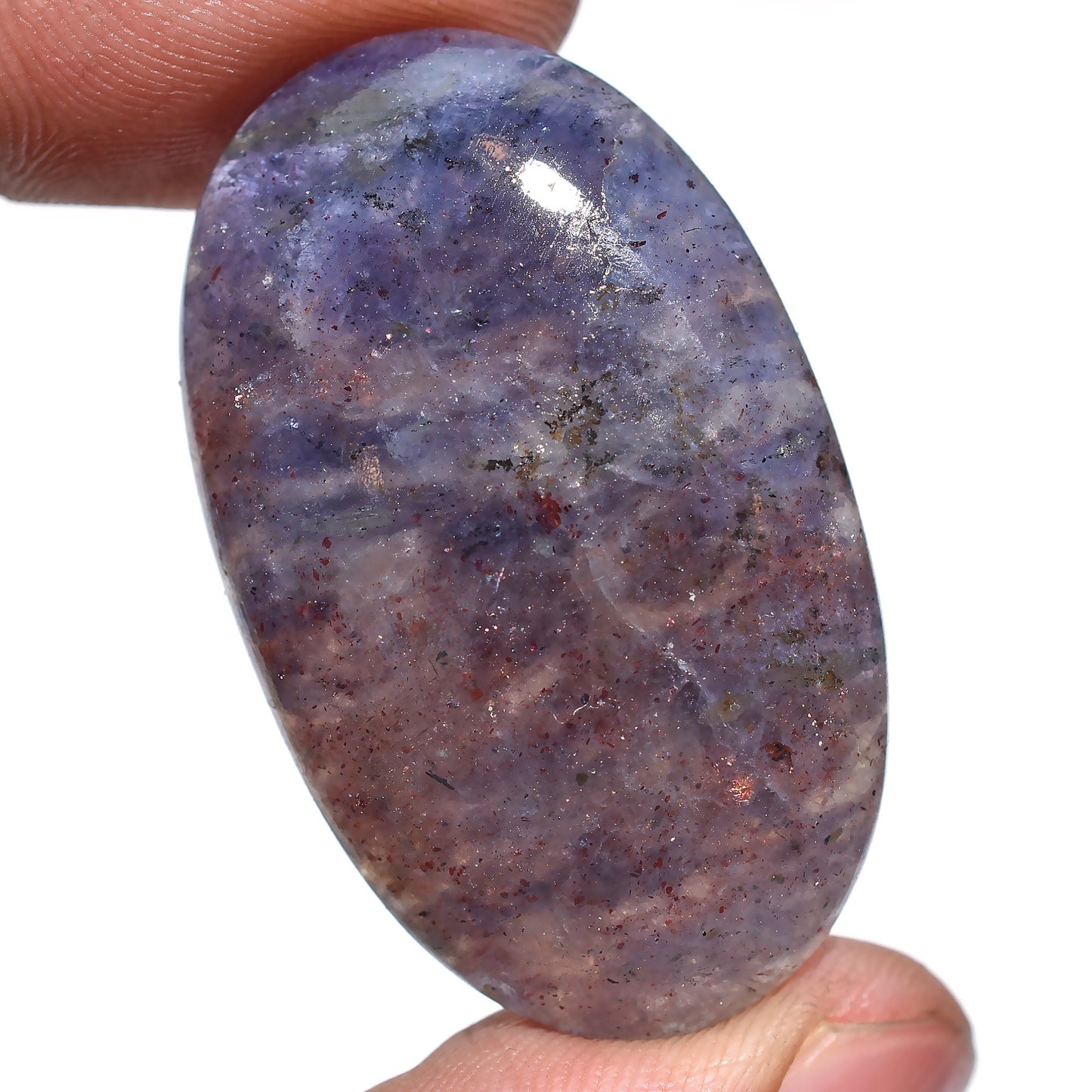 Beautiful Blue Iolite Cabochon – Loose Mixed Shape Gemstones