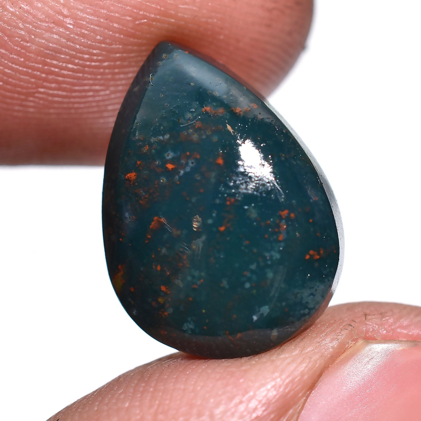 AAA Quality Bloodstone Gemstone – Designer Bloodstone Cabochon, Loose Gemstone for Jewelry Making, Gift for Her