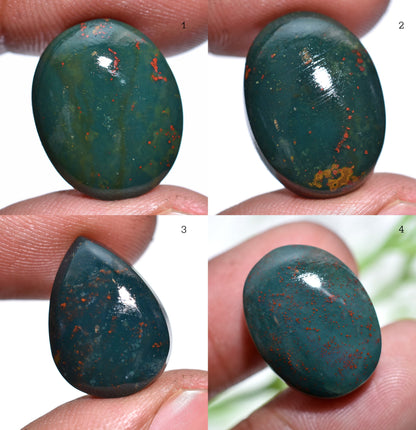 AAA Quality Bloodstone Gemstone – Designer Bloodstone Cabochon, Loose Gemstone for Jewelry Making, Gift for Her