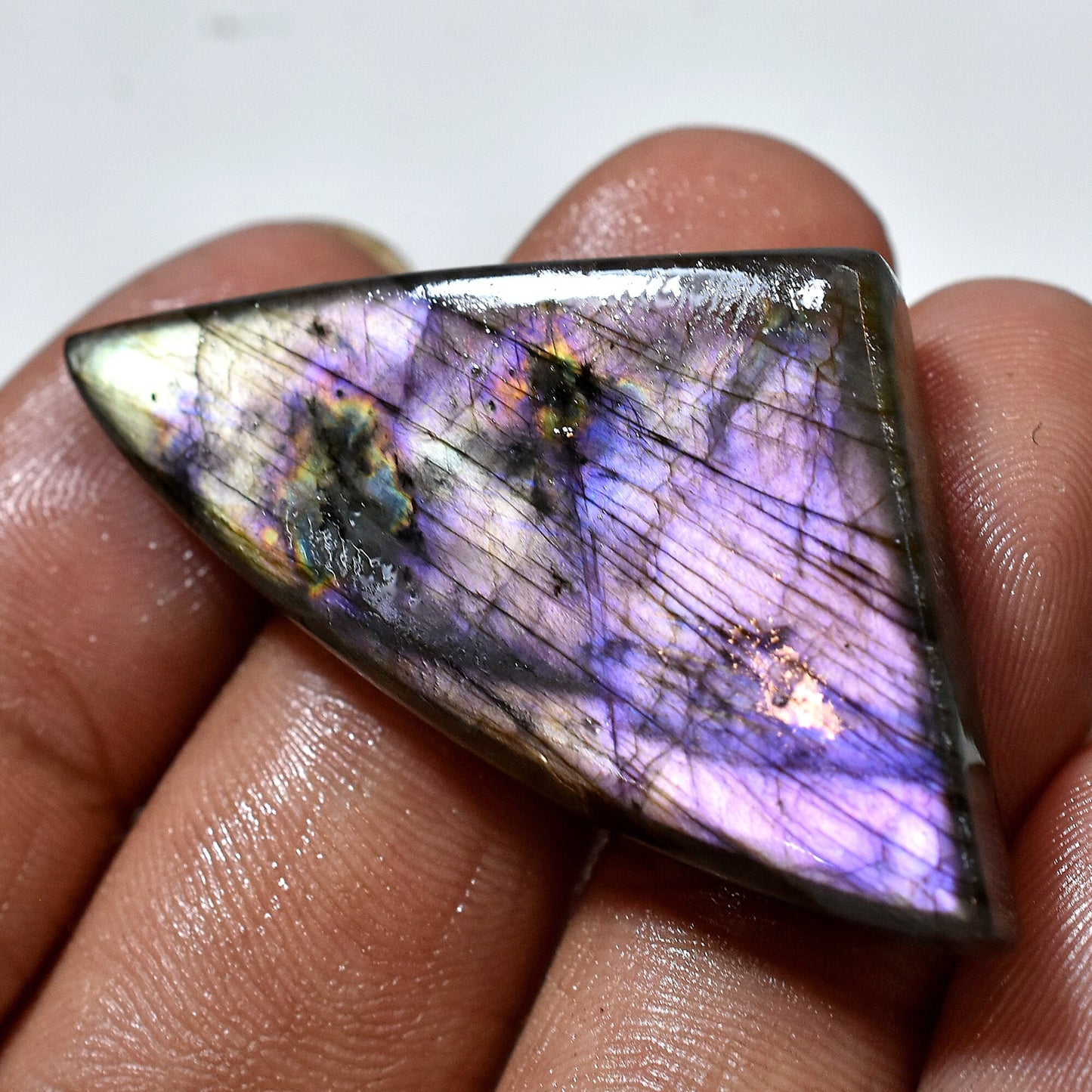 Flashy Purple Fire Labradorite Cabochon, Mix Shape Labradorite, Purple Labradorite, Labradorite Gemstone, Healing Crystal, Magical Stone