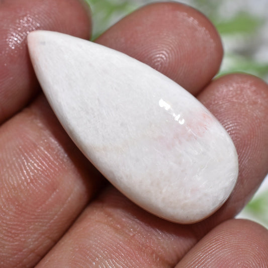 Natural Scolecite Cabochon – Handcrafted Smooth Gemstone for Designers at Wholesale