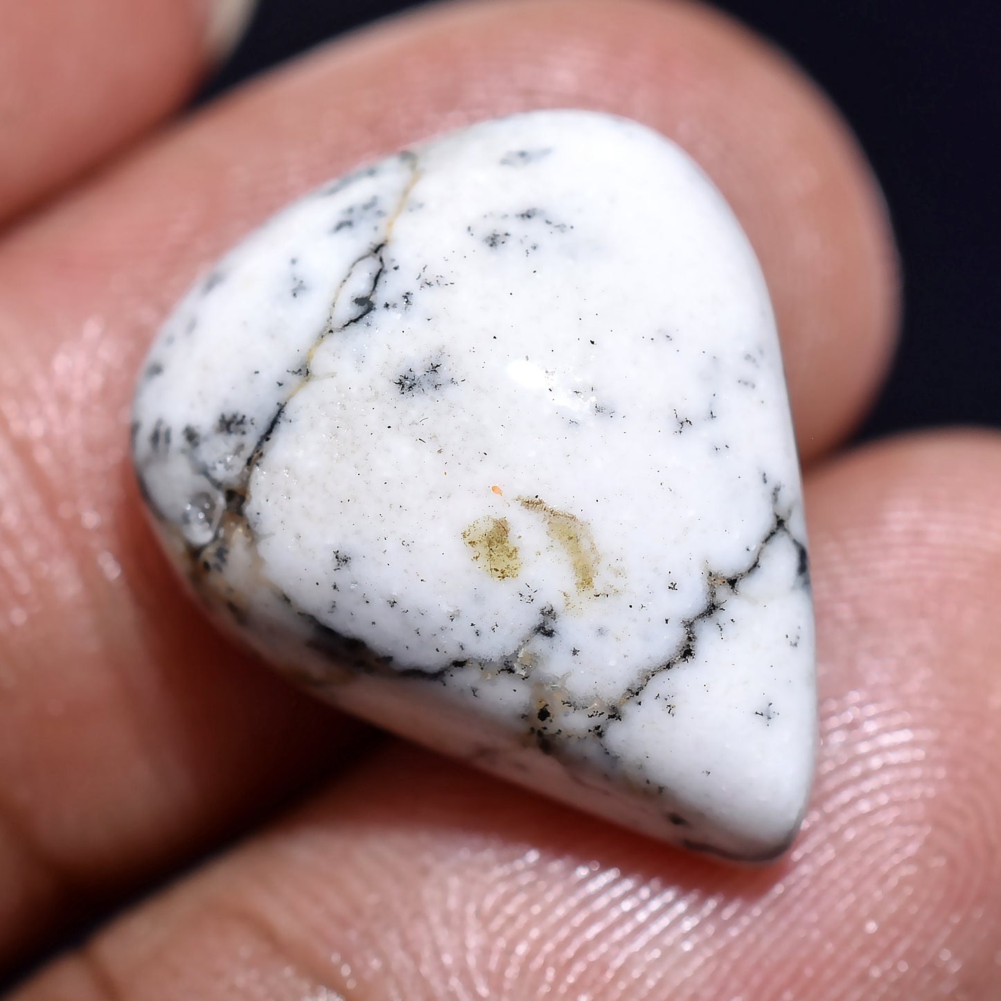 Black Dendrite Opal Cabochon - Mix Shape Loose Gemstones